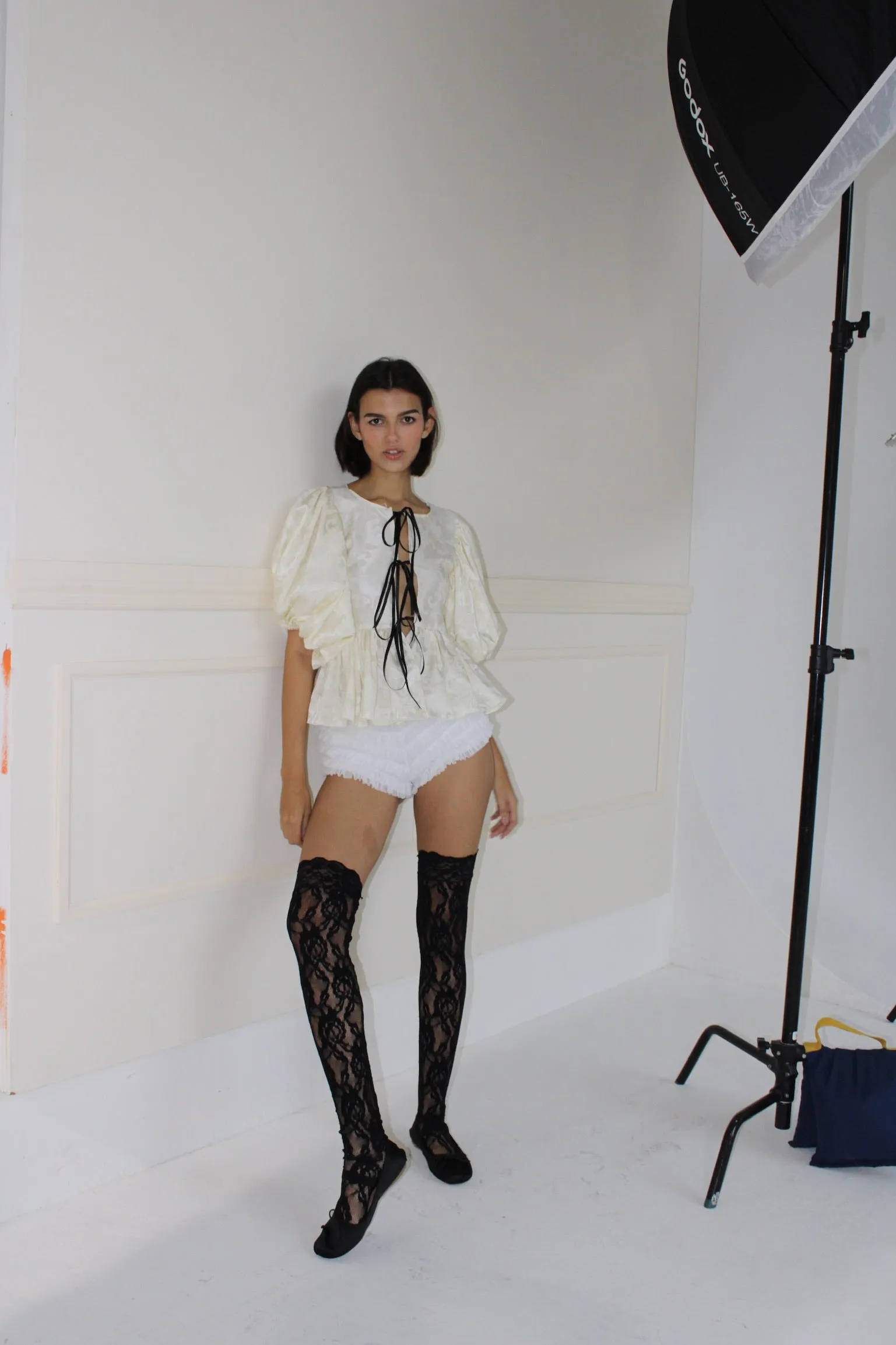 Kels Blouse In Vintage Creme by Madeline Marie