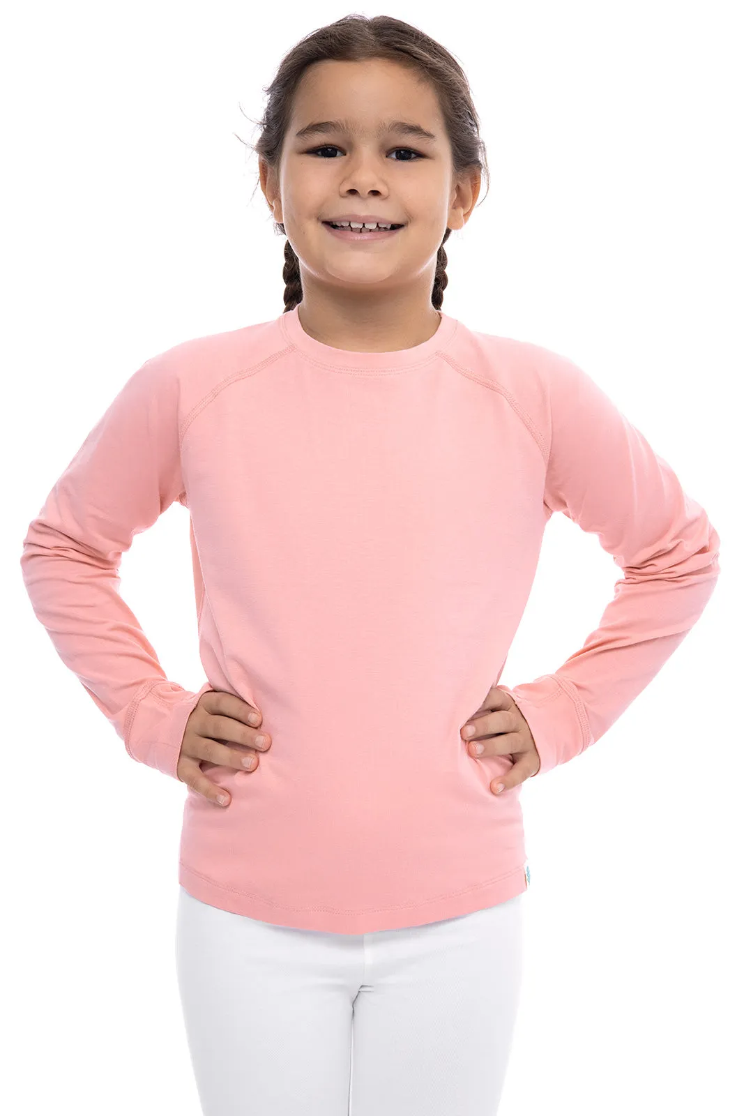 Kid's LumaLeo Long Sleeve T-Shirt | Peachy Pink