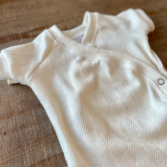 Kimono Cream Romper