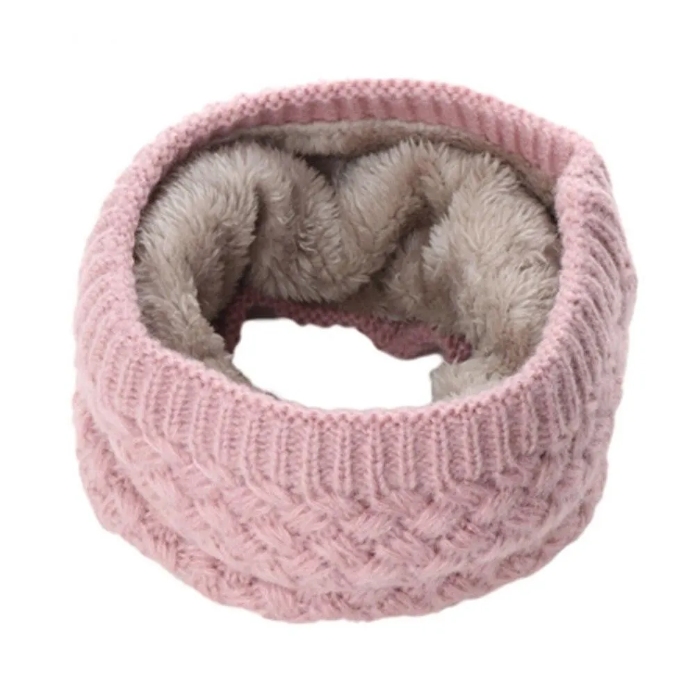 Knit Neck Warmer Soft Inner Layer 13 Colors/Patterns 20" Circumference