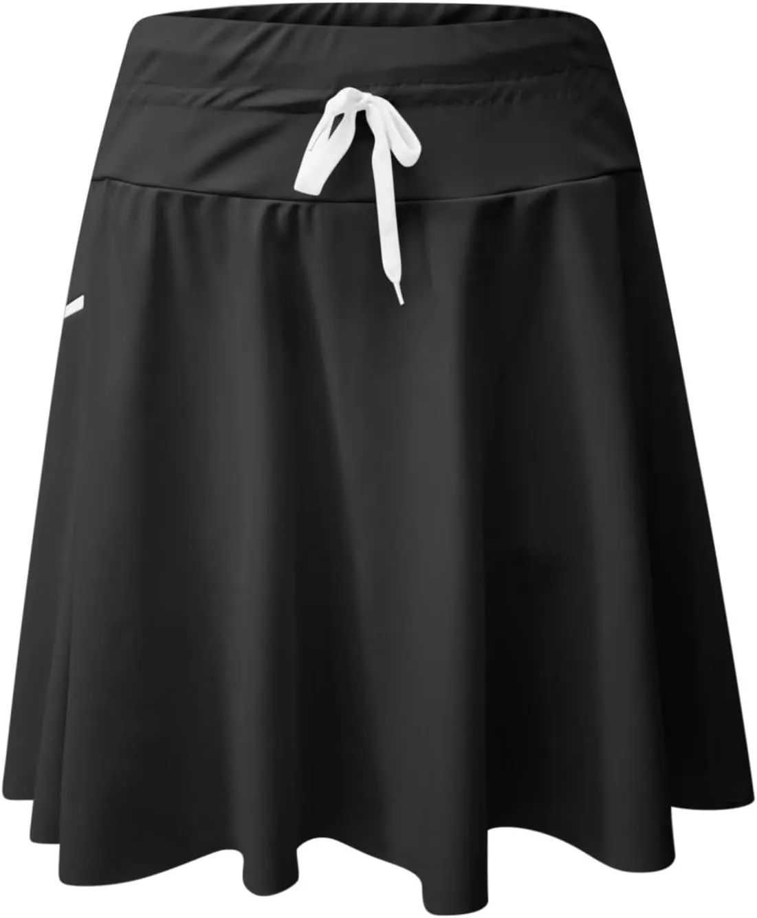 Ladies Skirt Swimwear High Waisted Bathing Suit Skirt Pleated Plain Swim Skorts for Women with Pockets 2025 Trendy