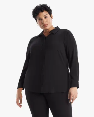 Lagarde Button-Up Top | Black