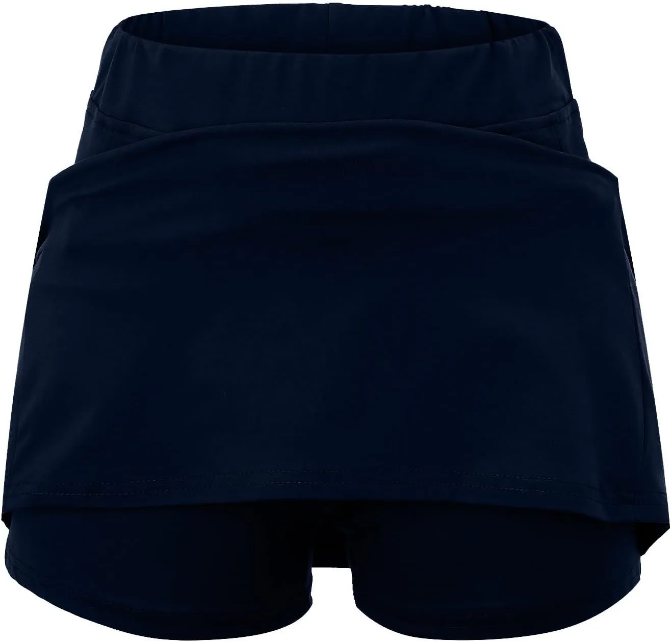 LCMTWX Lightweight High Waist Mid Waist Culottes Short Skirts Skinny Pants High Waisted Pleated Sports Skort with Pockets