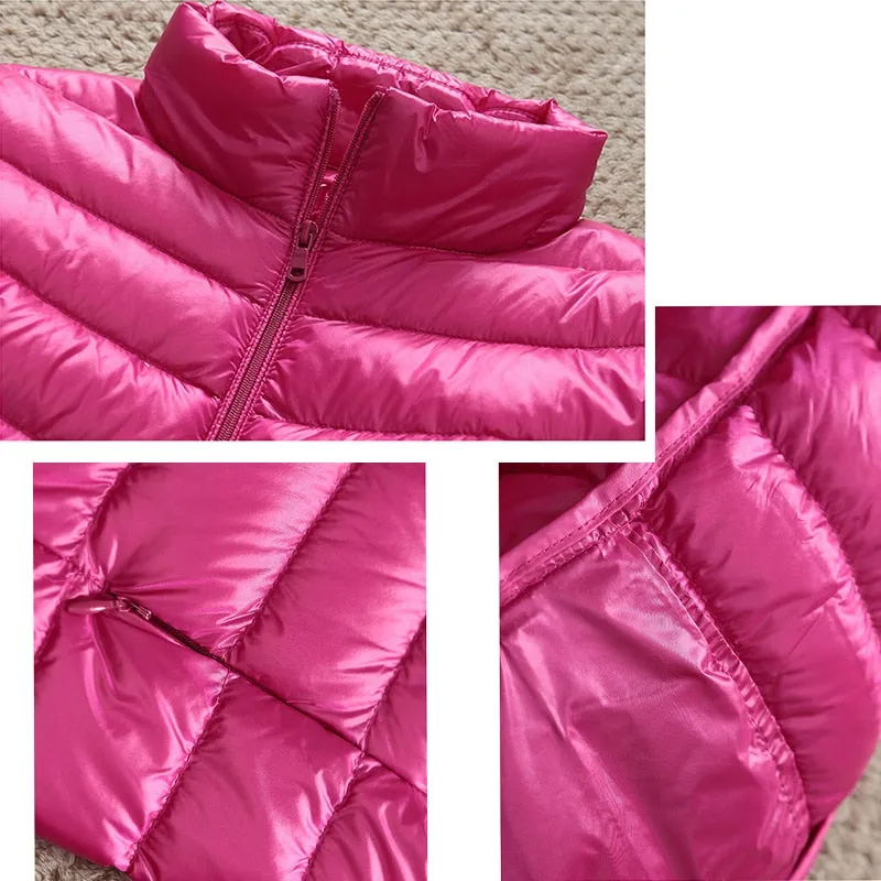 Light Duck Down Puffer Coat