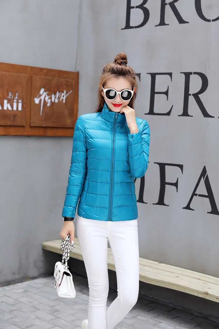 Light Duck Down Puffer Coat