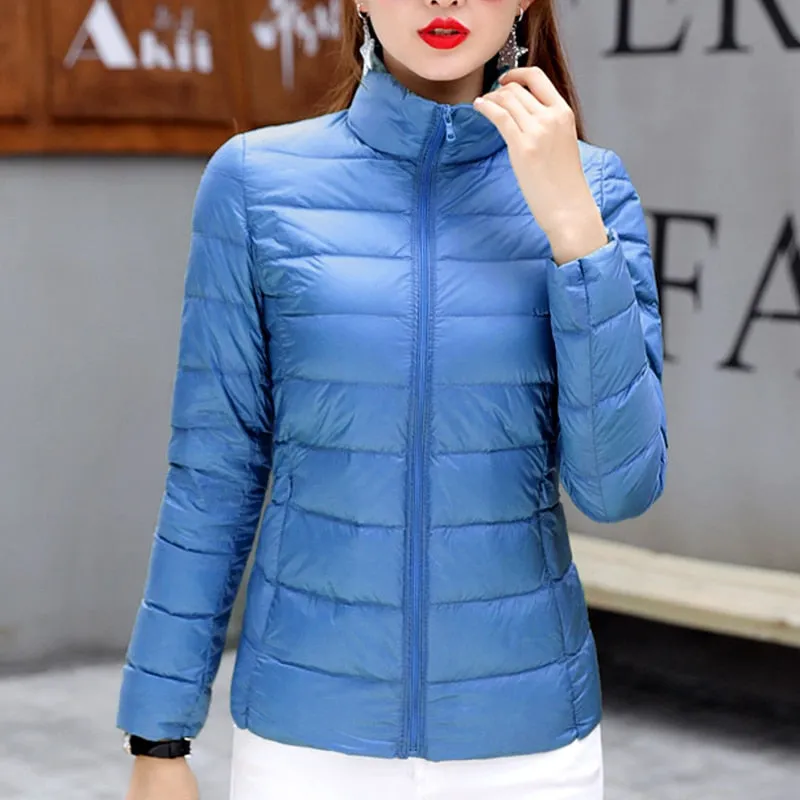 Light Duck Down Puffer Coat