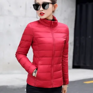 Light Duck Down Puffer Coat