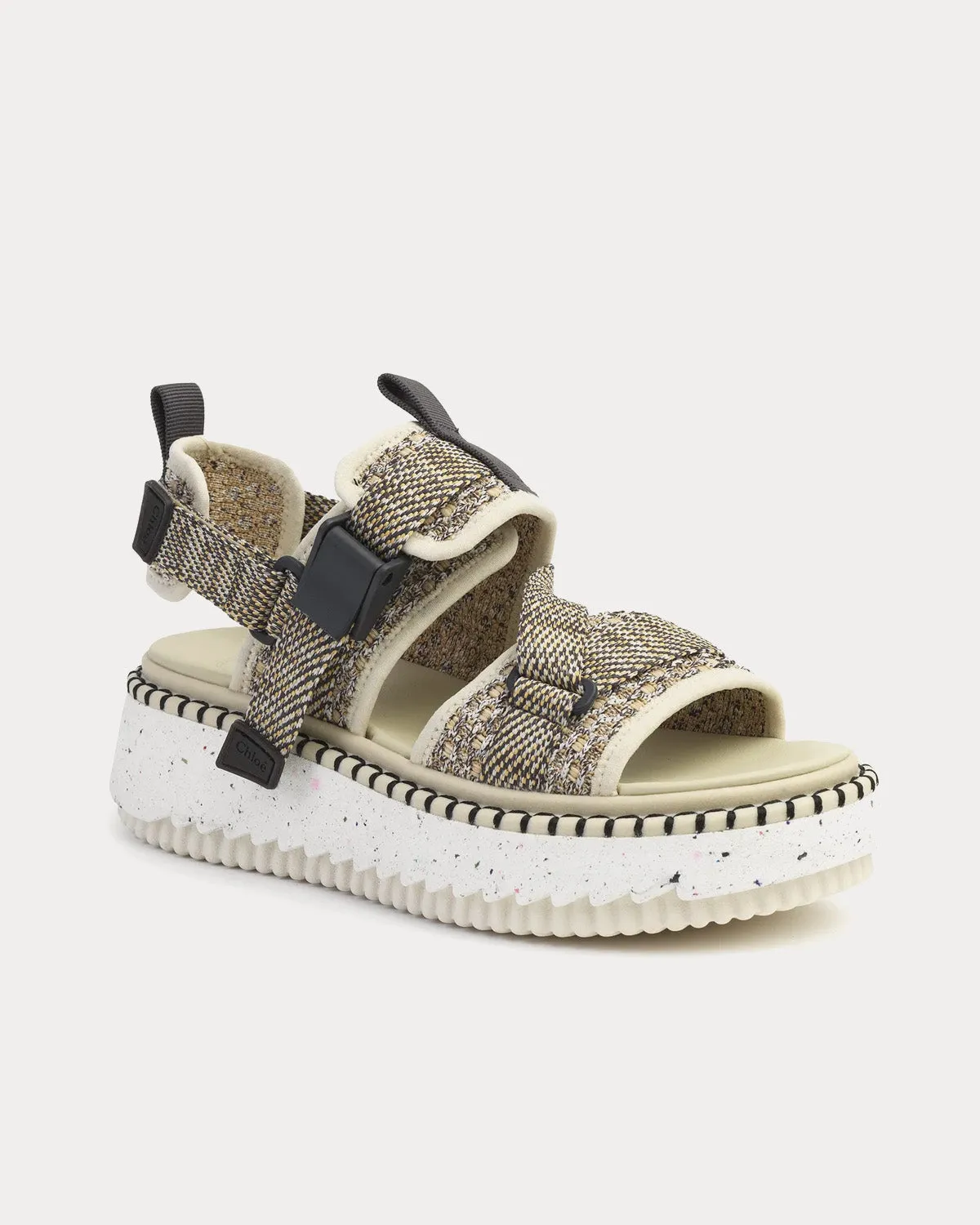 Lilli Flat Nomad Beige Sandals