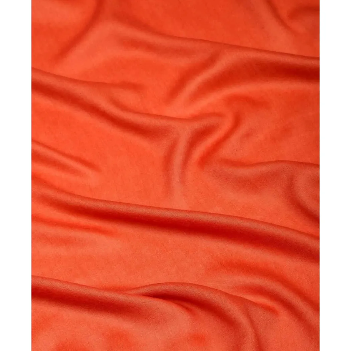 Me and K Twill Cashmere Scarf, Acid Orange