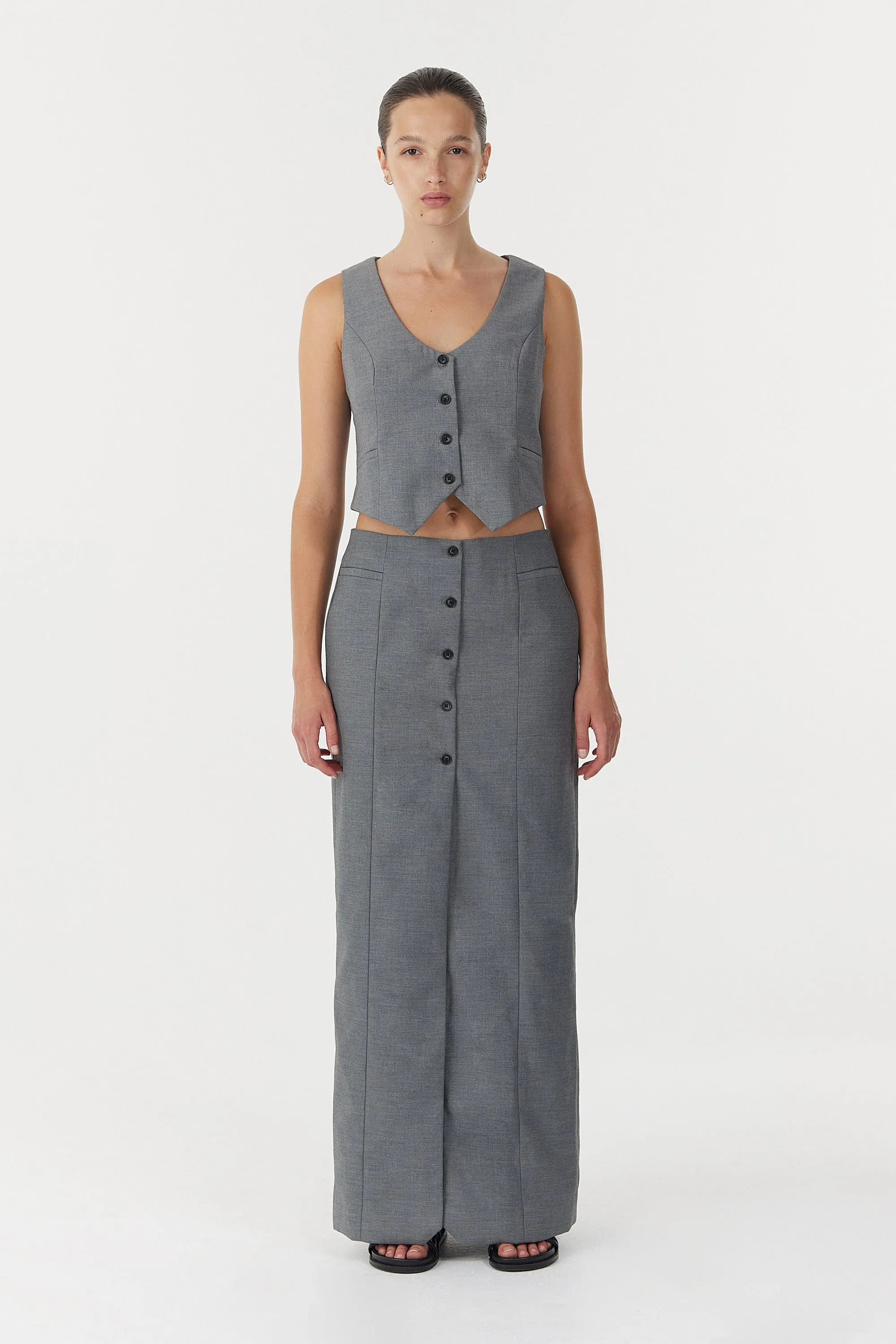 METROPOLIS WAISTCOAT | SMOKE
