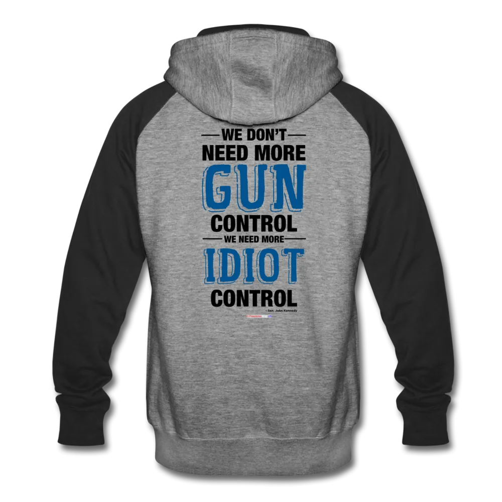 MORE IDIOT CONTROL - Colorblock Hoodie