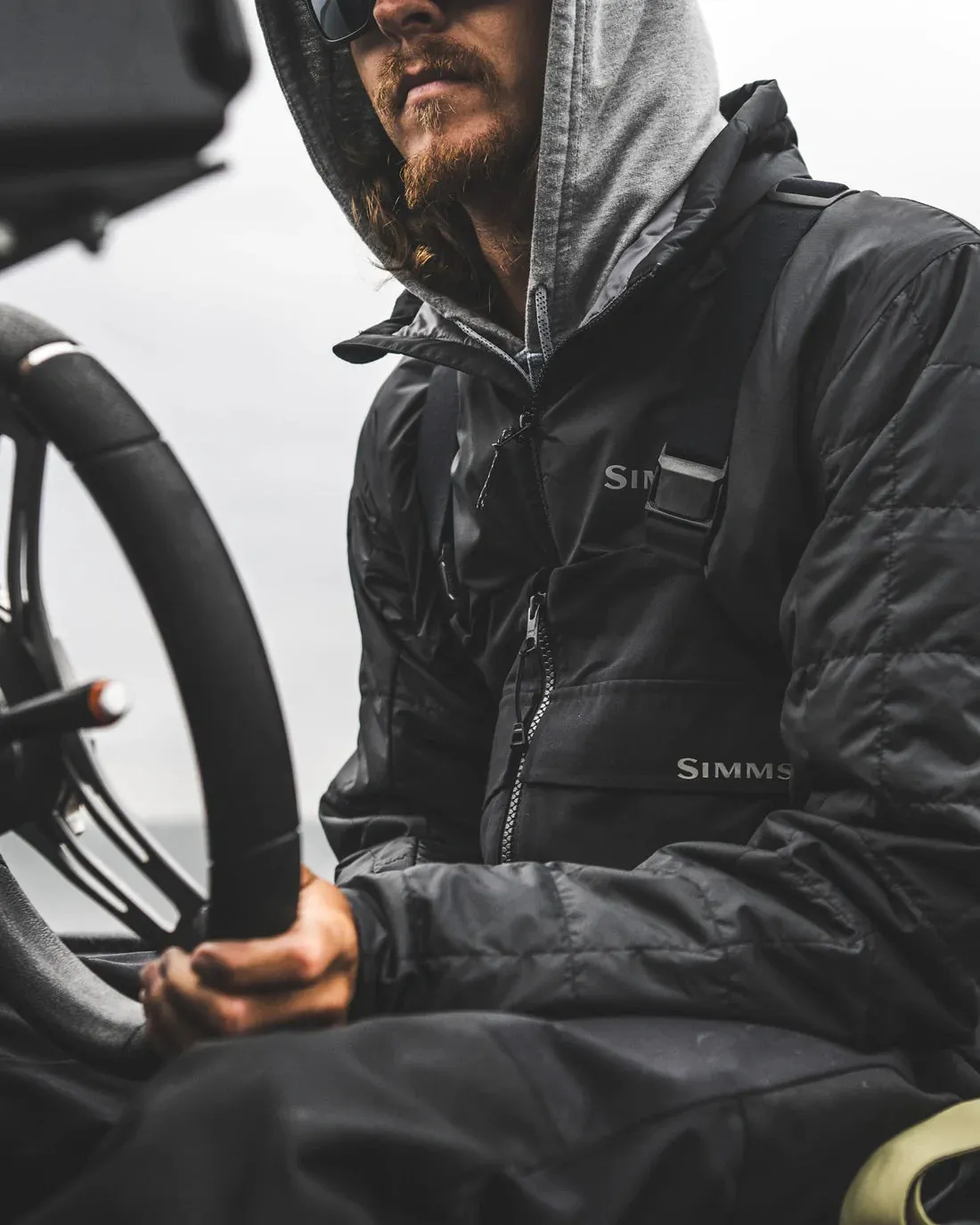 M's Fall Run Collared Jacket - Black