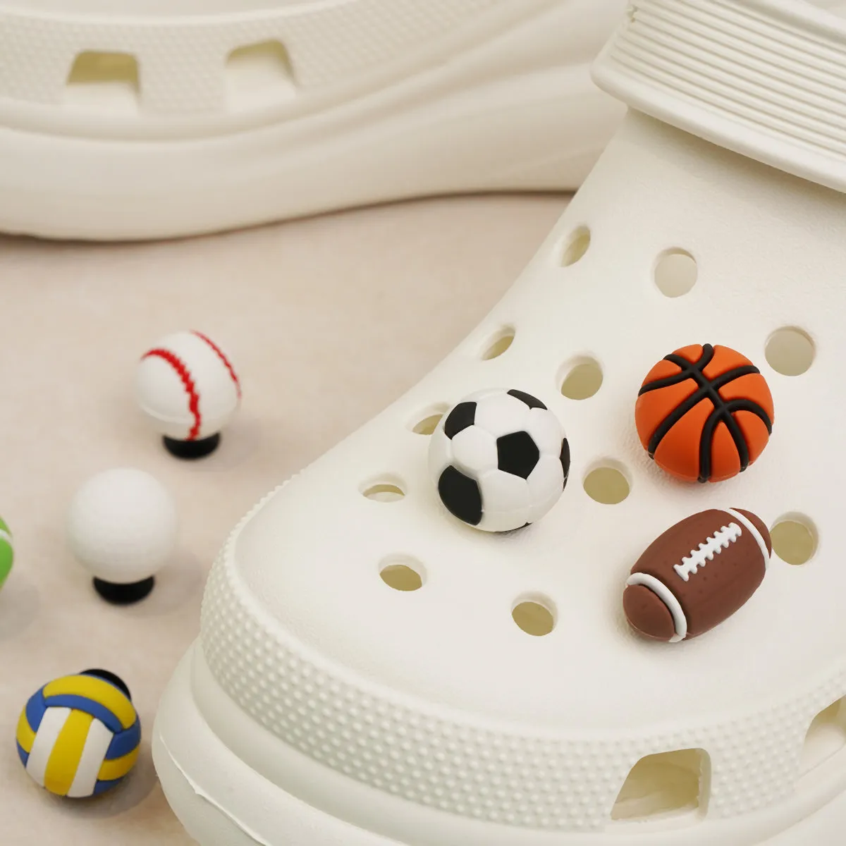 Owllaser Baseball Charms for Shoes, Accessories for Crocs Shoes