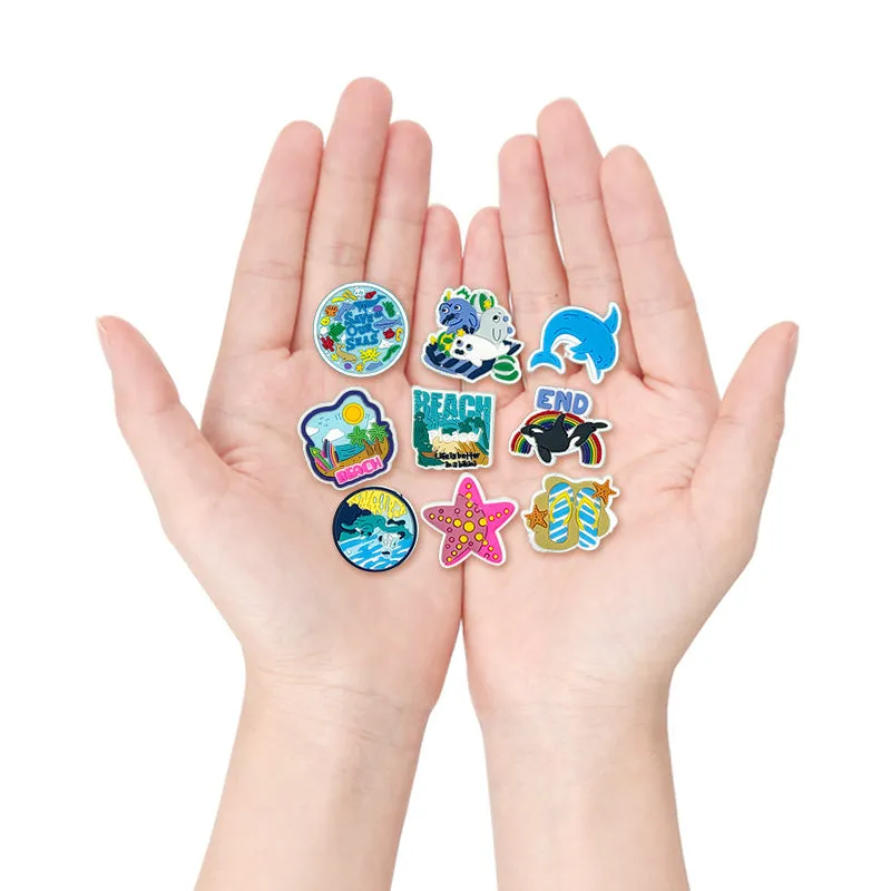 Owllaser Marine Creature Style Charms for Shoes, PVC Soft Rubber Removable DIY（25Pcs）