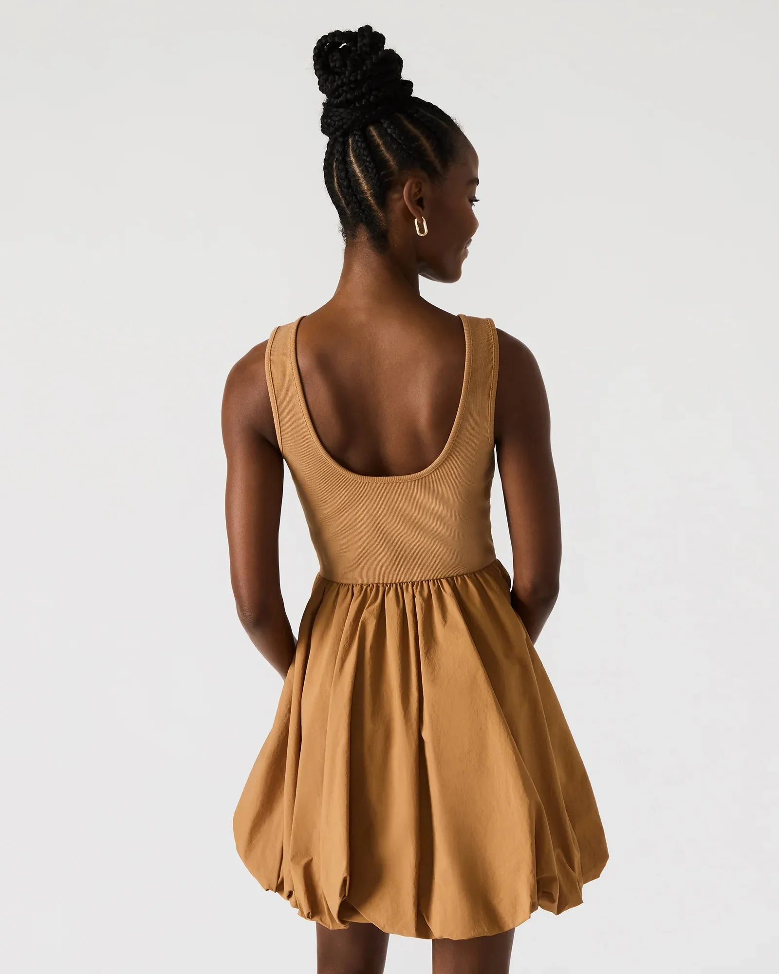 Palermo Dress Caramel Cafe