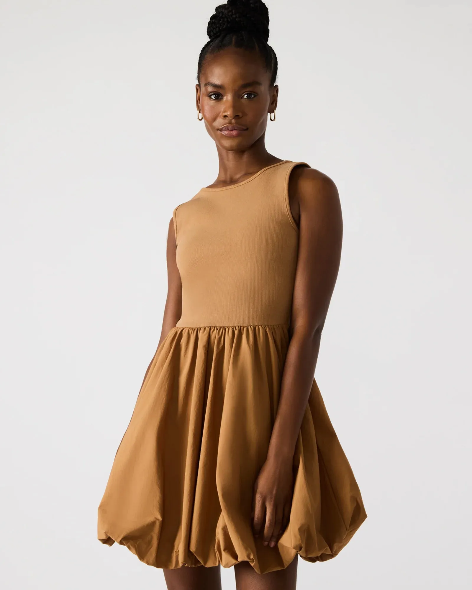 Palermo Dress Caramel Cafe
