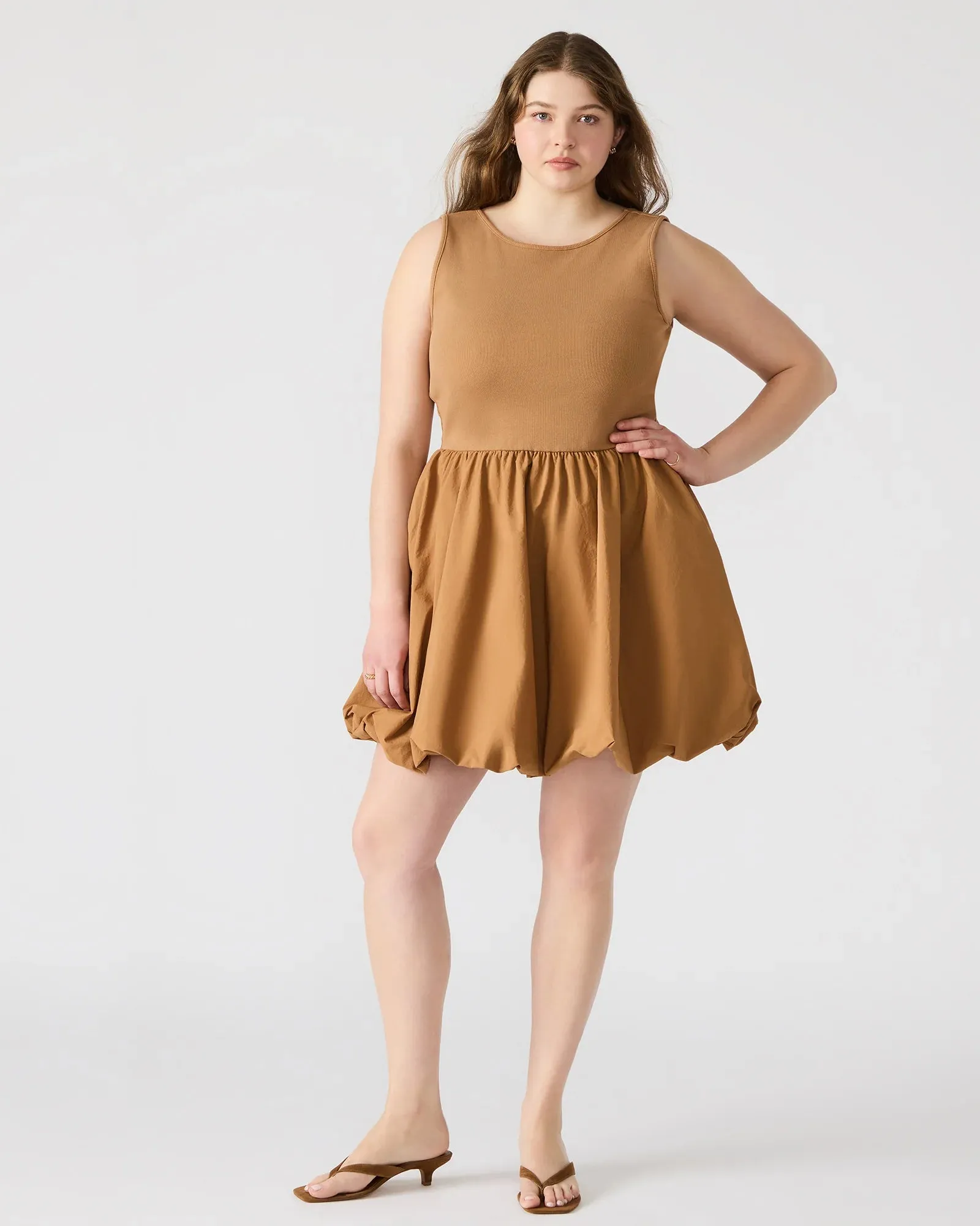 Palermo Dress Caramel Cafe