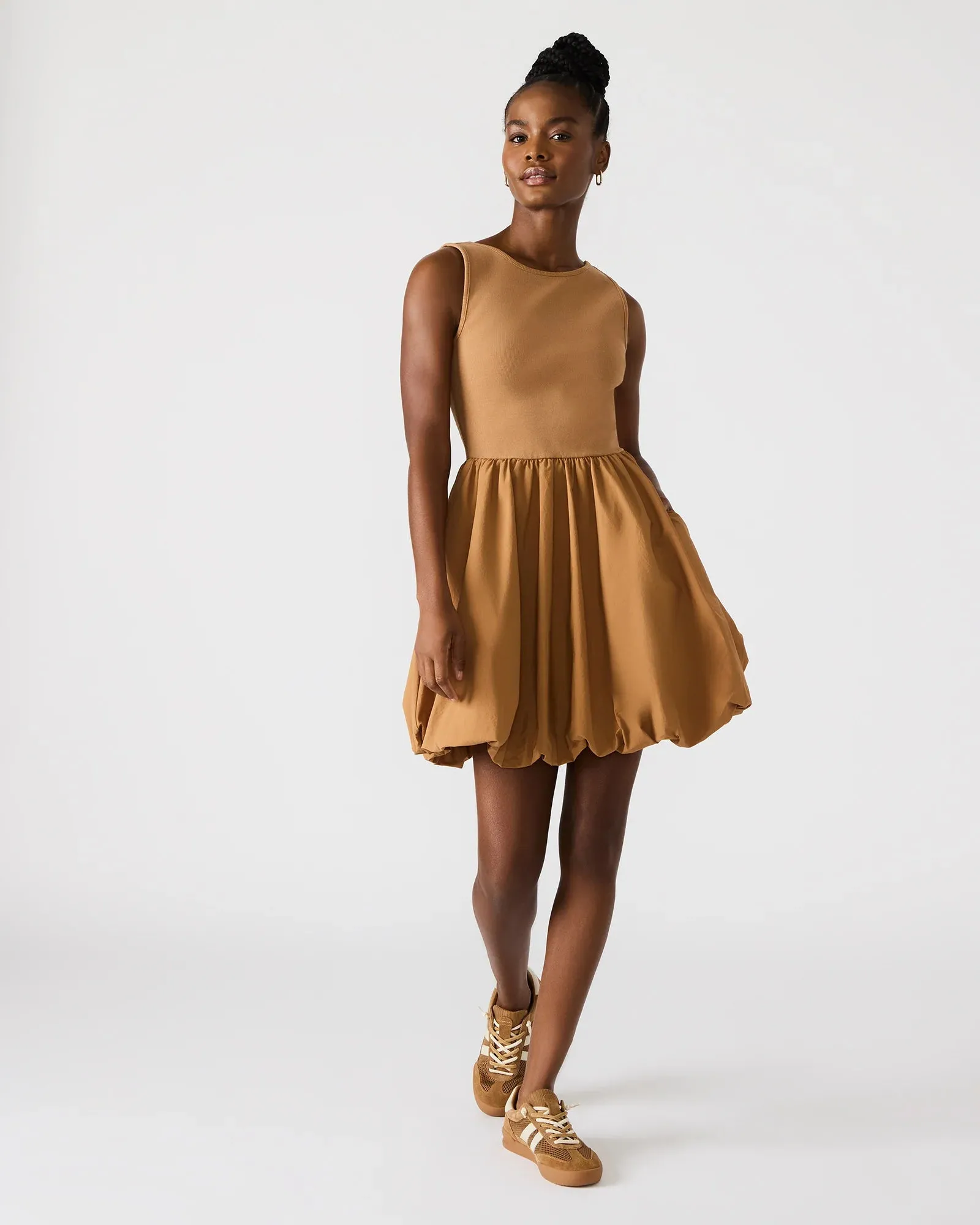 Palermo Dress Caramel Cafe