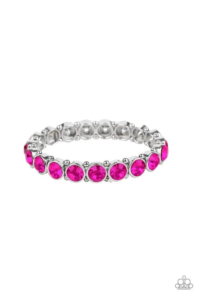 Paparazzi Bracelet ~ Sugar-Coated Sparkle - Pink