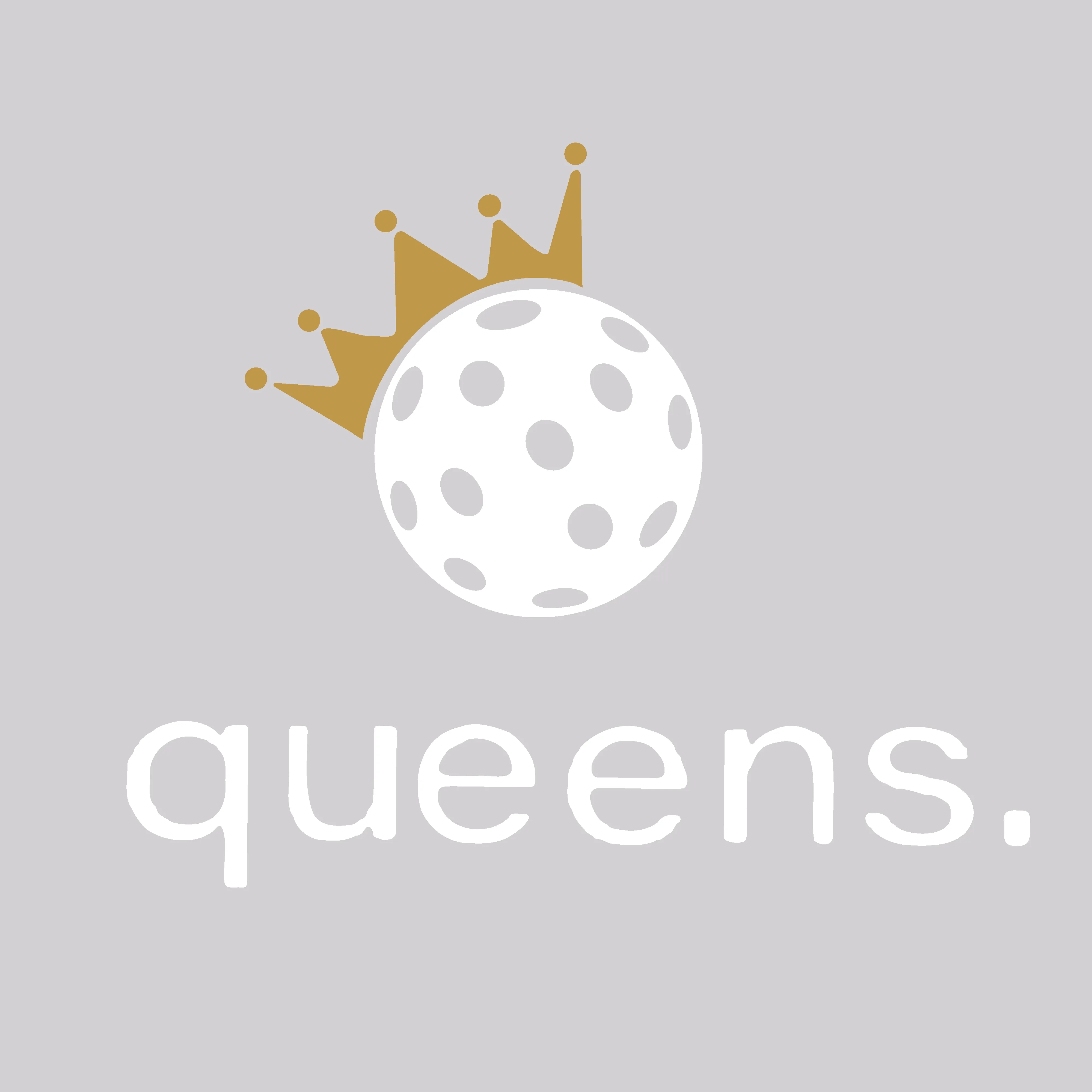 Pickleball Queens and Crown | Unisex Hoodie Pickleball Sweatshirt | 50% Cotton 50% Polyester