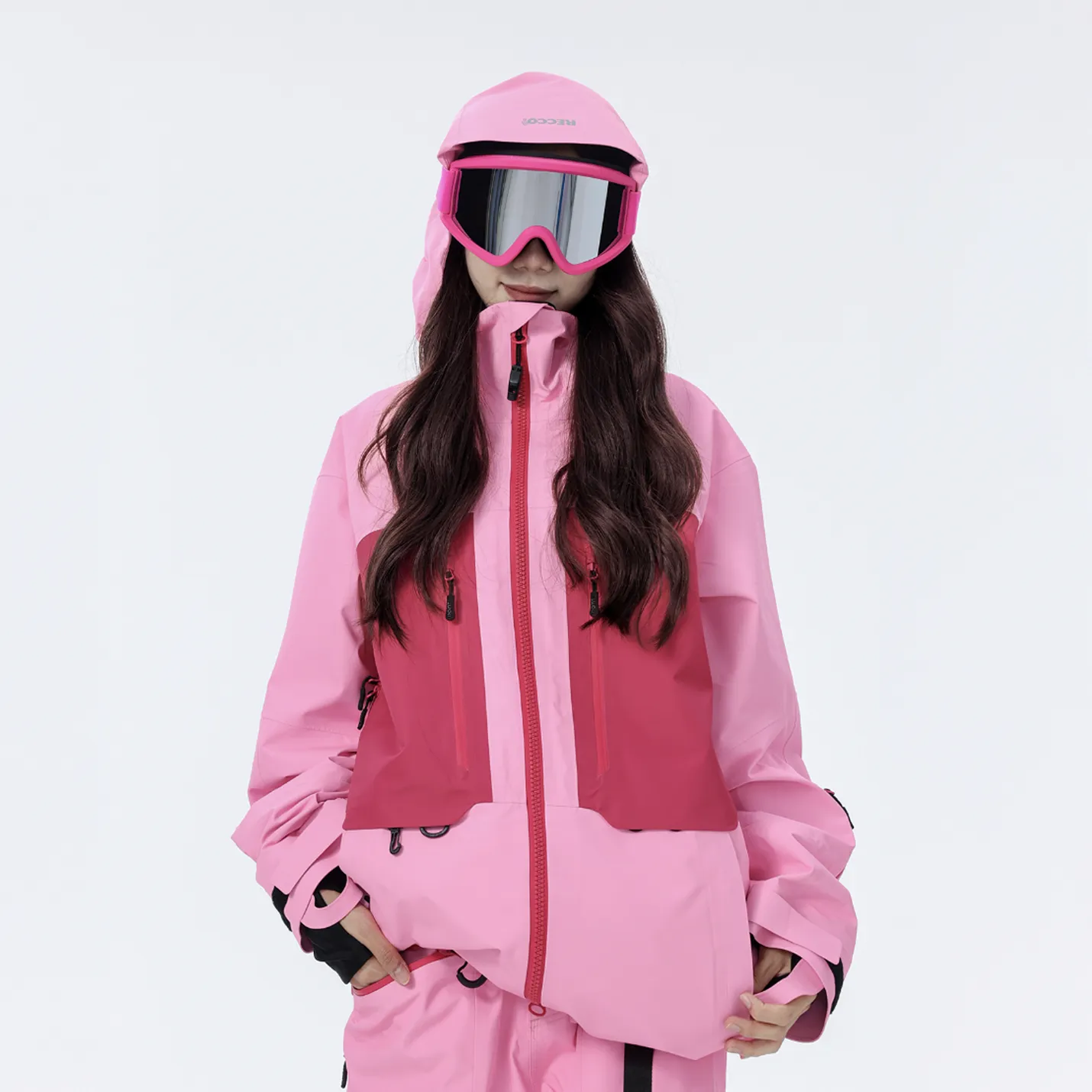 POMT FUTURX 3L Snow Jacket Glow Light Pink