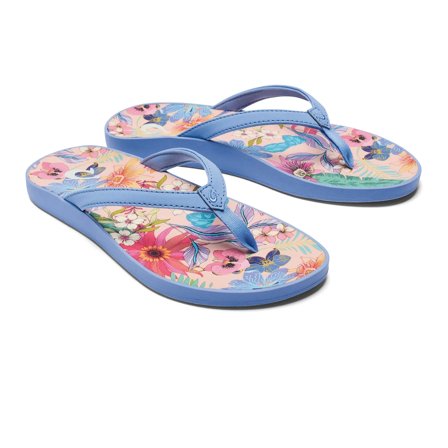 Puawe - Cloud Blue/Flower