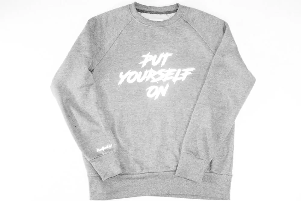 PUT YOURSELF ON - Grey/Reflective Black