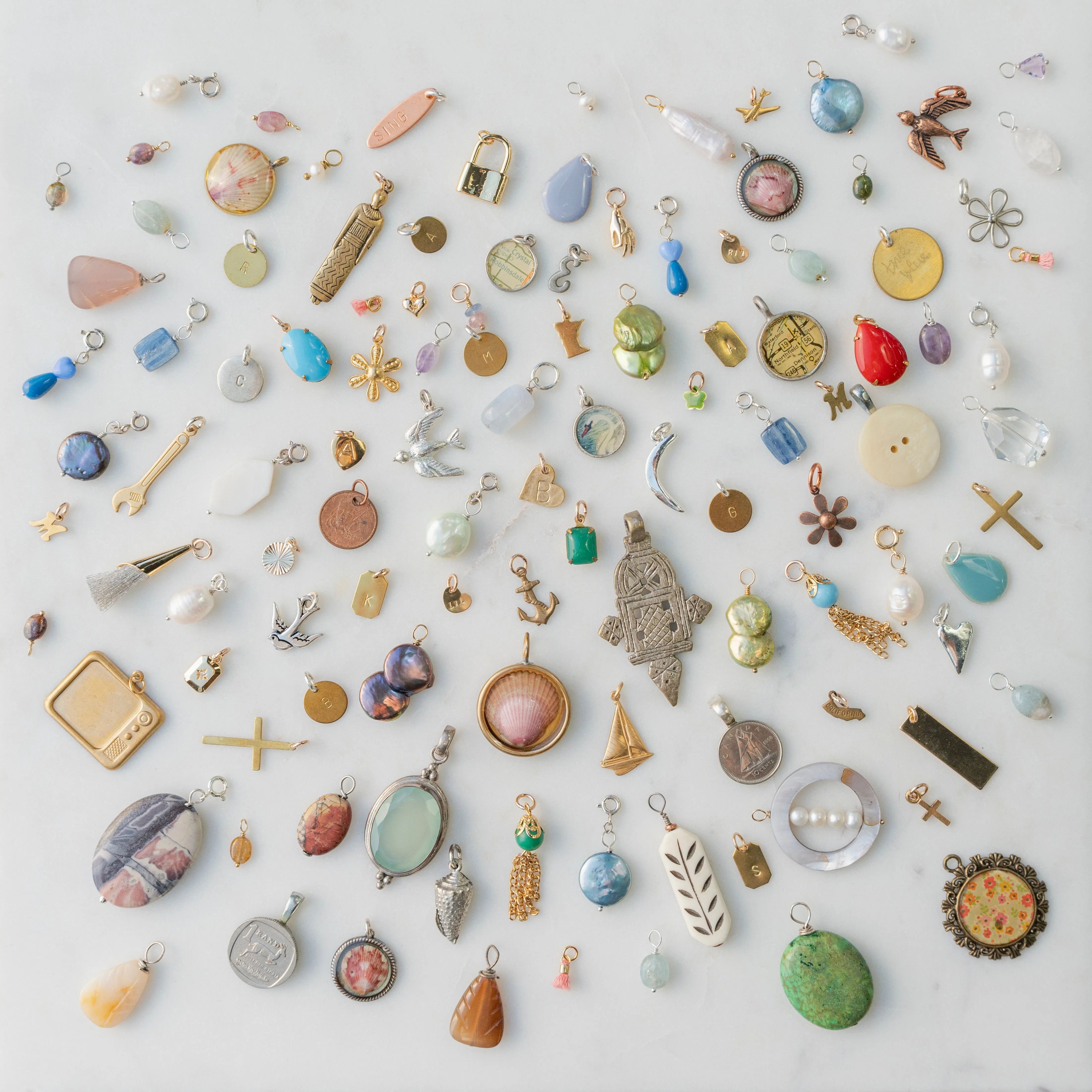 Sea Shell Charms