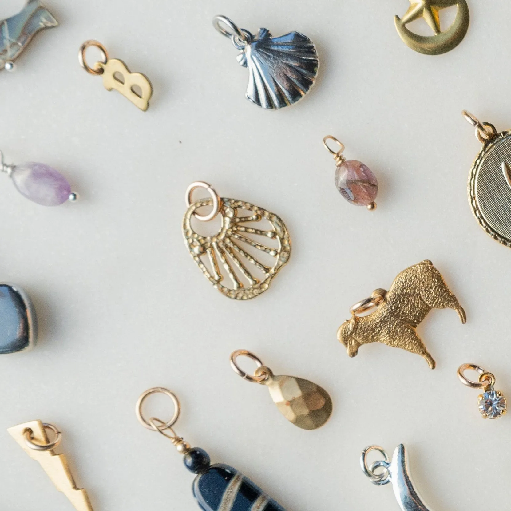 Sea Shell Charms