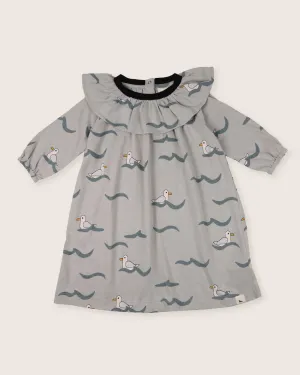 Seagull Print Dress