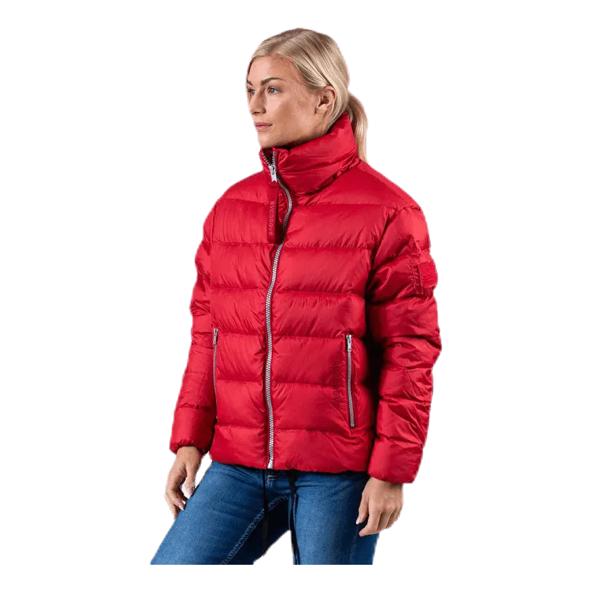 Short Light Weight Jacket Red