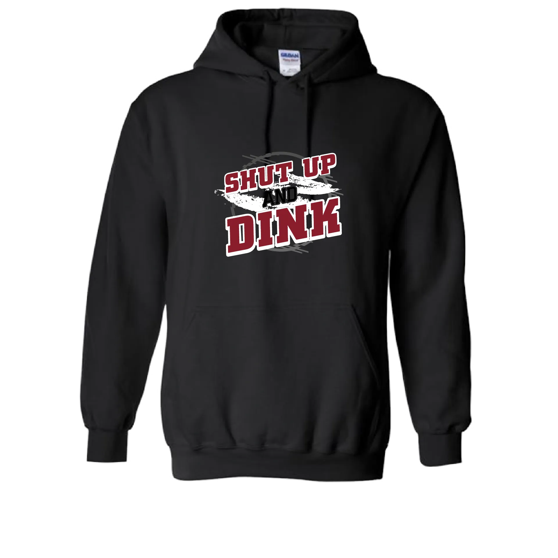 Shut Up And Dink | Unisex Hoodie Pickleball Sweatshirt | 50% Cotton 50% Polyester