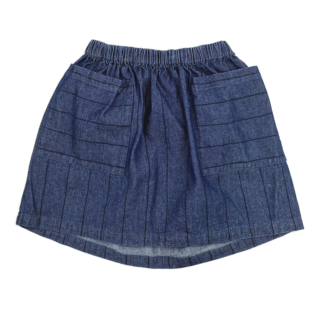 Skirt Stripe Denim