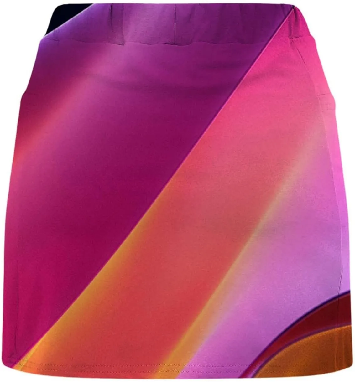 Skorts for Women Dressy Tie Dye High Waisted Tummy Control Tennis Skirt Built in Shorts Running Skirts with Pockets