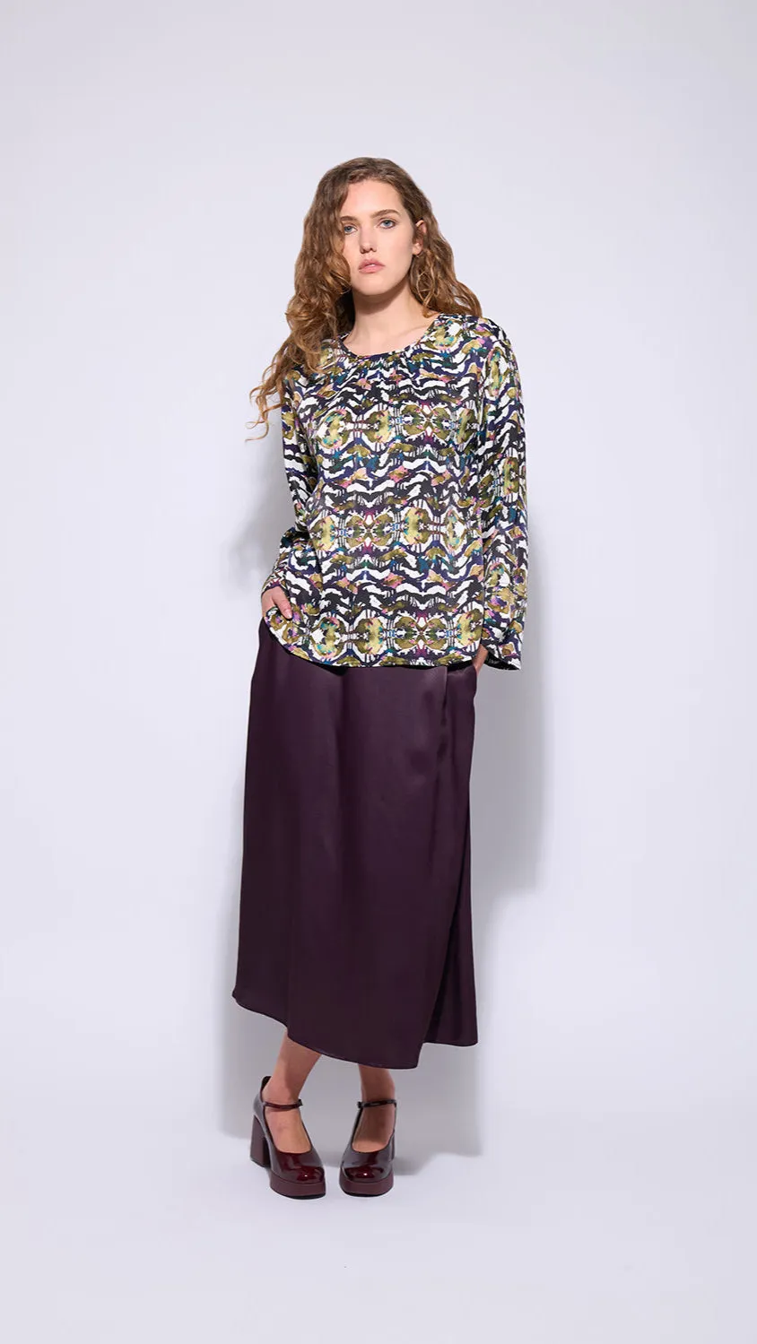 Sloane Skirt - Raisin