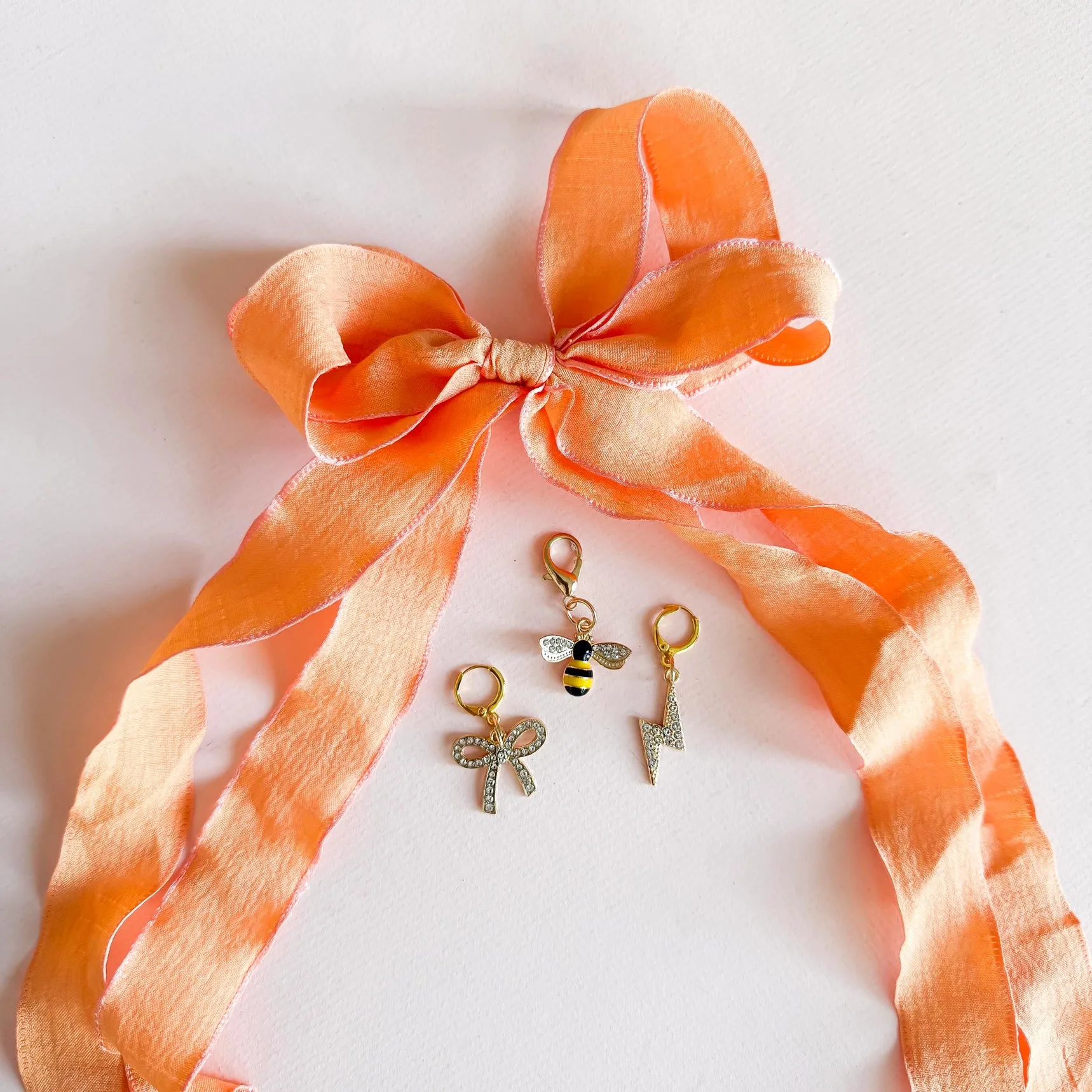 Sneaker and Shoe Charm Lace Set - Orange
