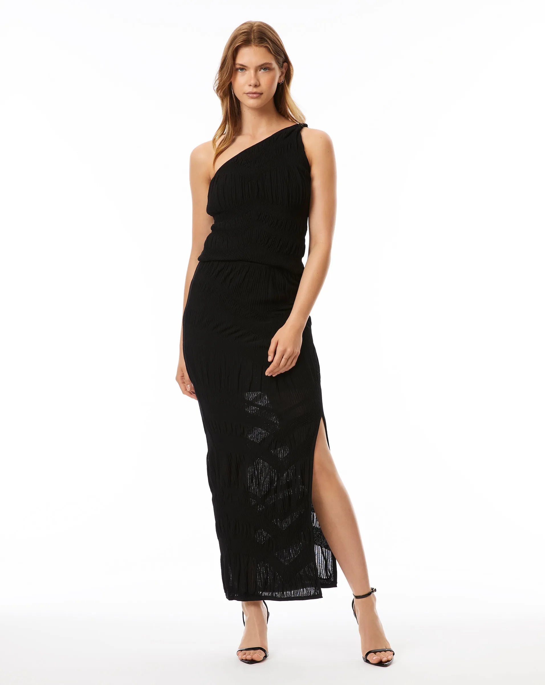 Spinel Rib with Slit Skirt