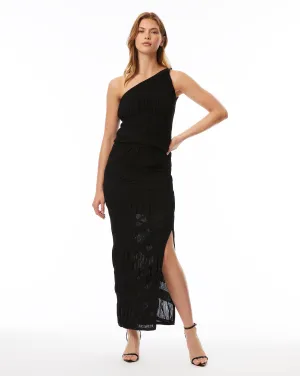 Spinel Rib with Slit Skirt