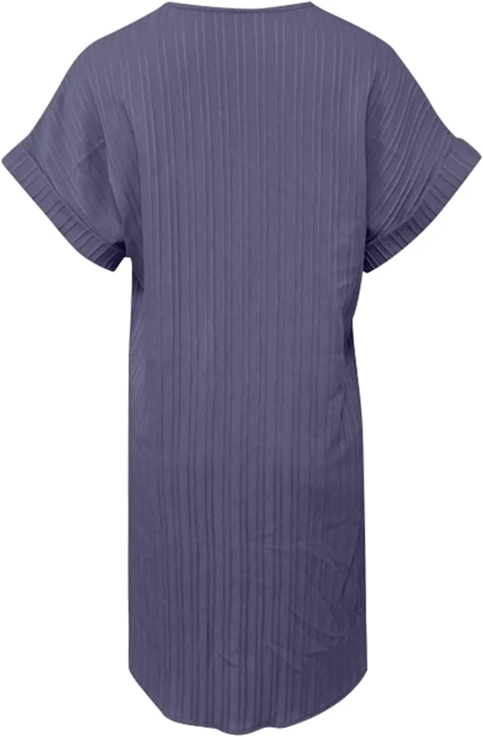 Spring Dresses for Women, Womens Cotton Shirt Dress Summer Casual Short Sleeve Button Down Beach Cover Up Shirts with Pockets