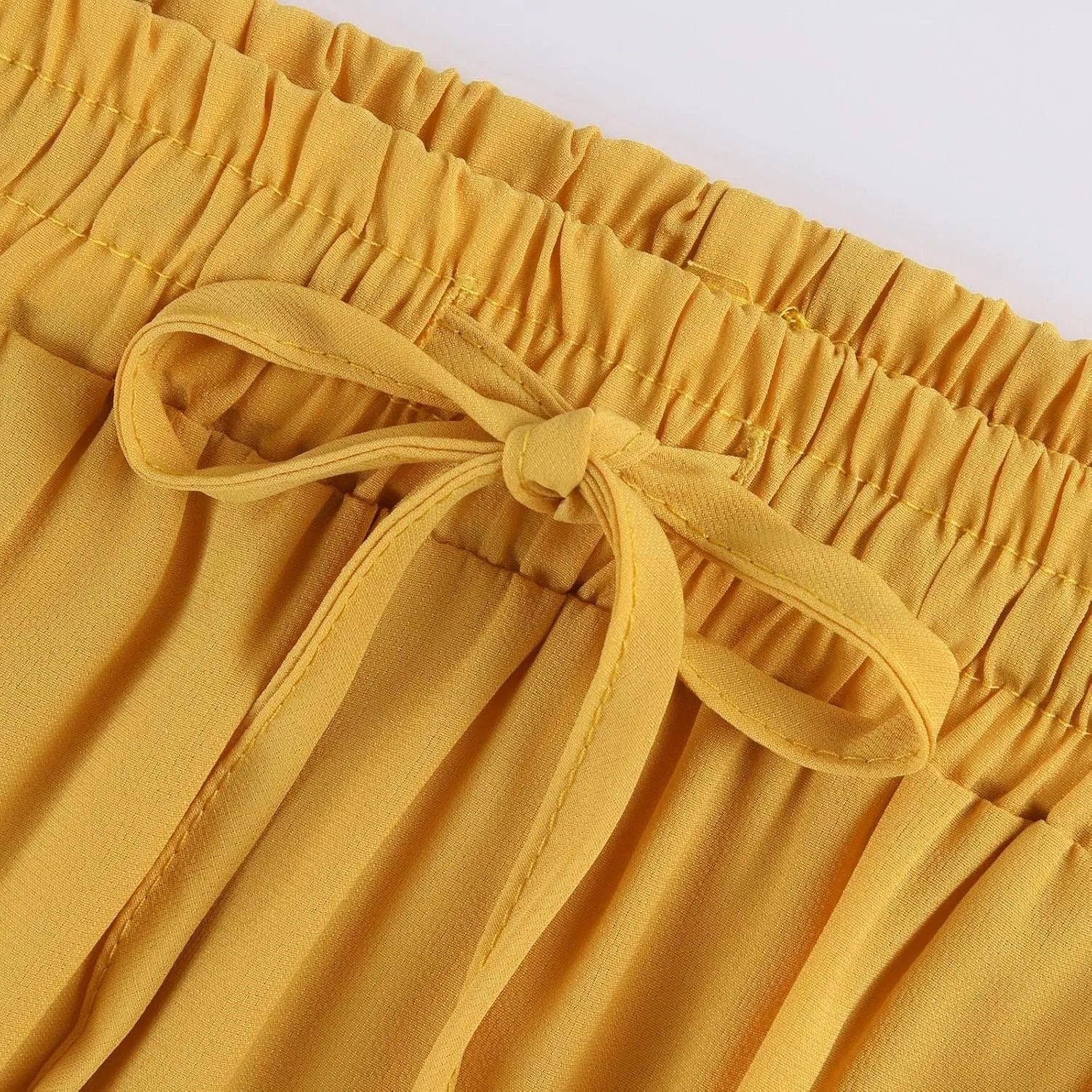 Summer Skirts for Women 2025 Vacation Pleated Long Skirt Maxi Length Tiered Swing Flowy Boho Beach Outfits w/Pockets