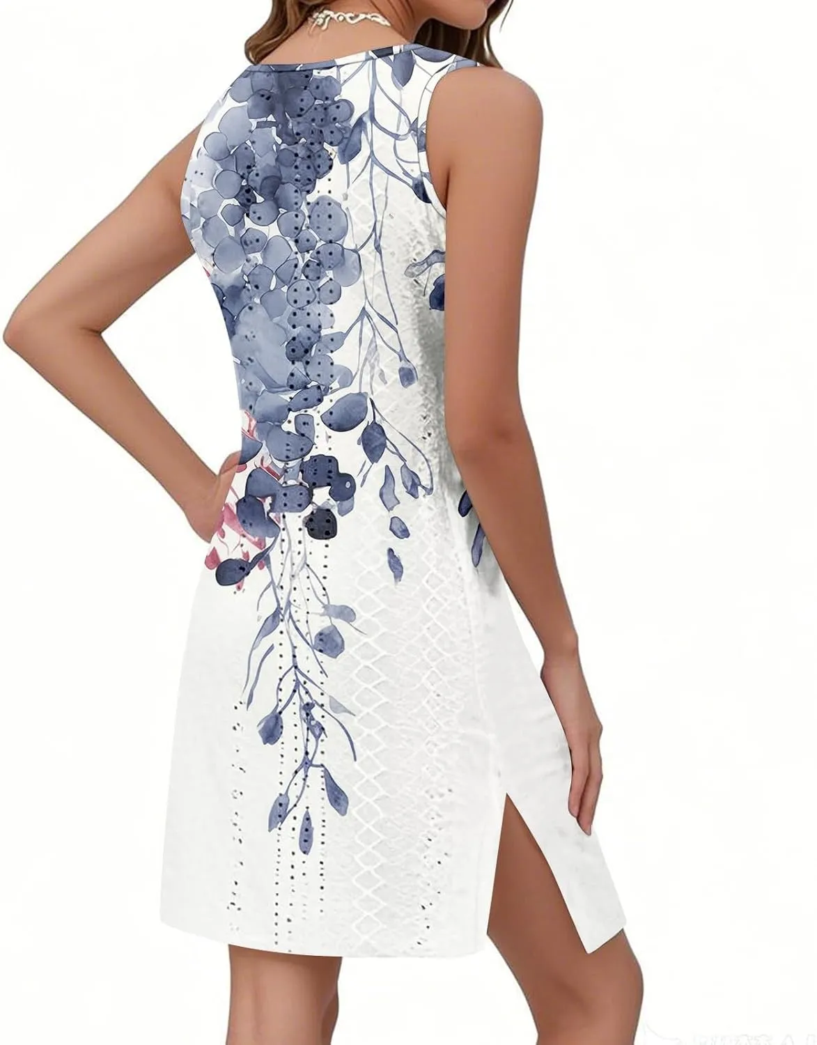 Summer Sleeveless Sundress Women's Plus Size Fitness Dress Lady Comfy Loose