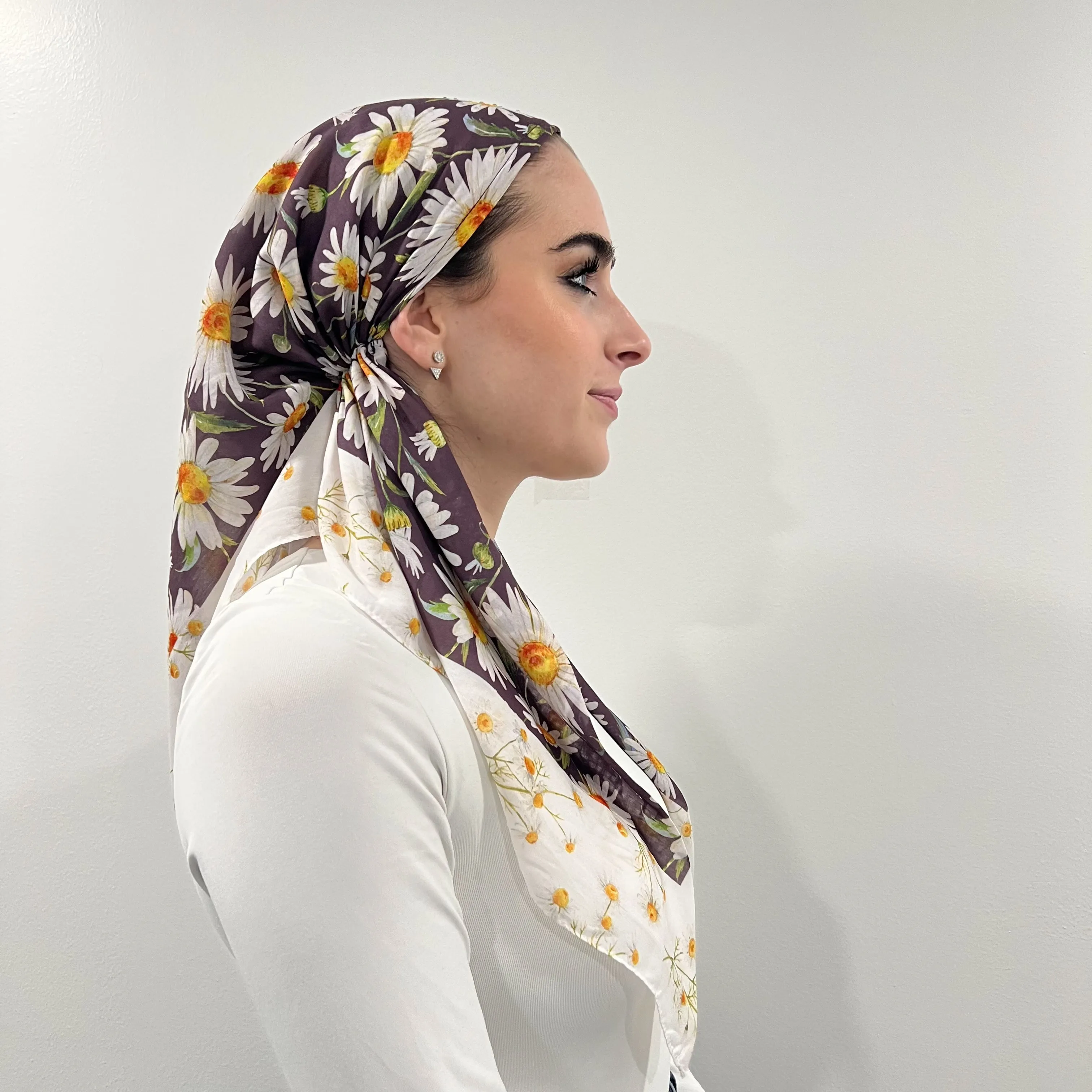 Sunflower Open Pre-Tied Scarf