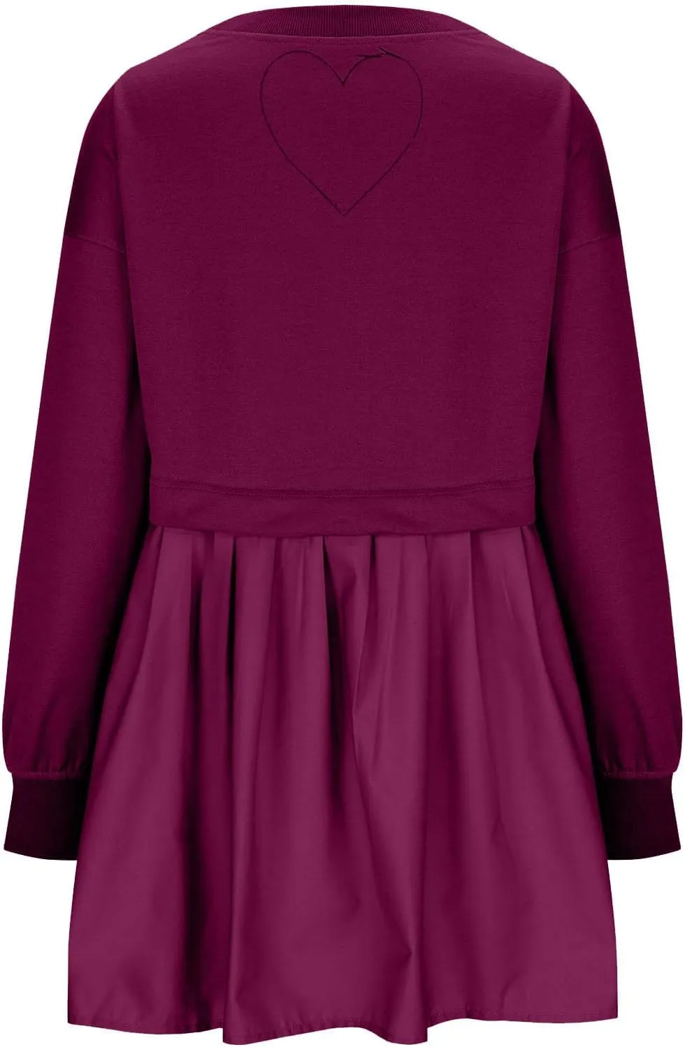 Sweatshirts Dress for Women Fall Long Sleeve Dresses Trendy Pleated Party Dress Casual Mini Dresses 2024