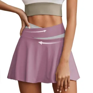 Tennis Skirt for Women Summer High Waist Tiered Golf Mini Skort Built-in Shorts