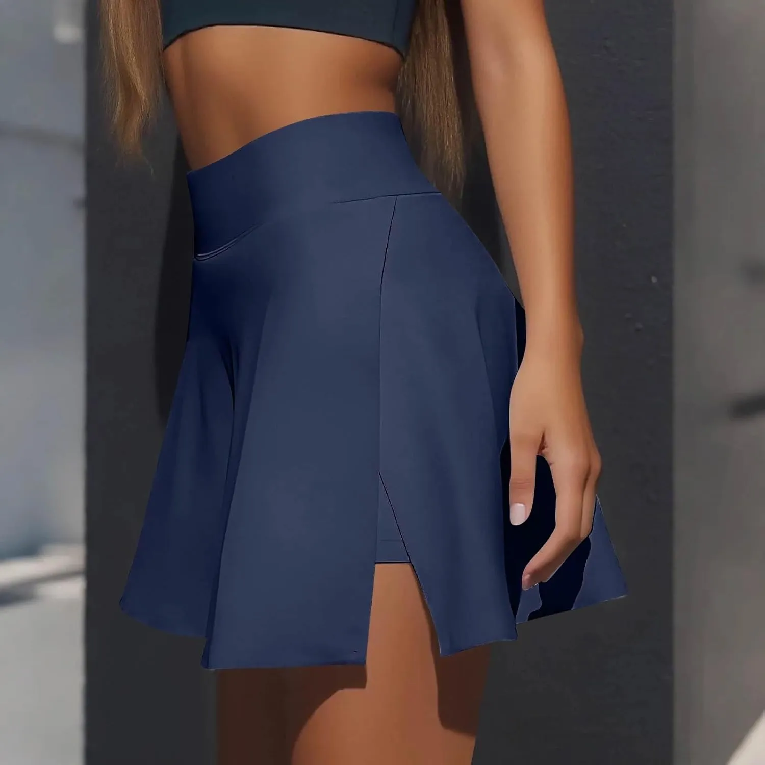 Tennis Skirts for Women with Shorts High Waisted Tummy Control Golf Skorts with Pockets Athletic Pickleball Skirts