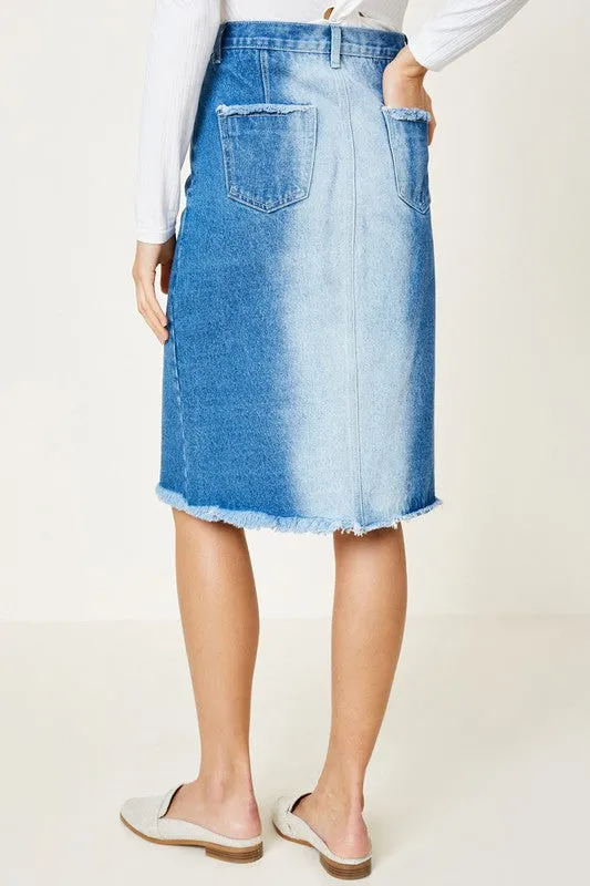 THE PARKER DENIM SKIRT
