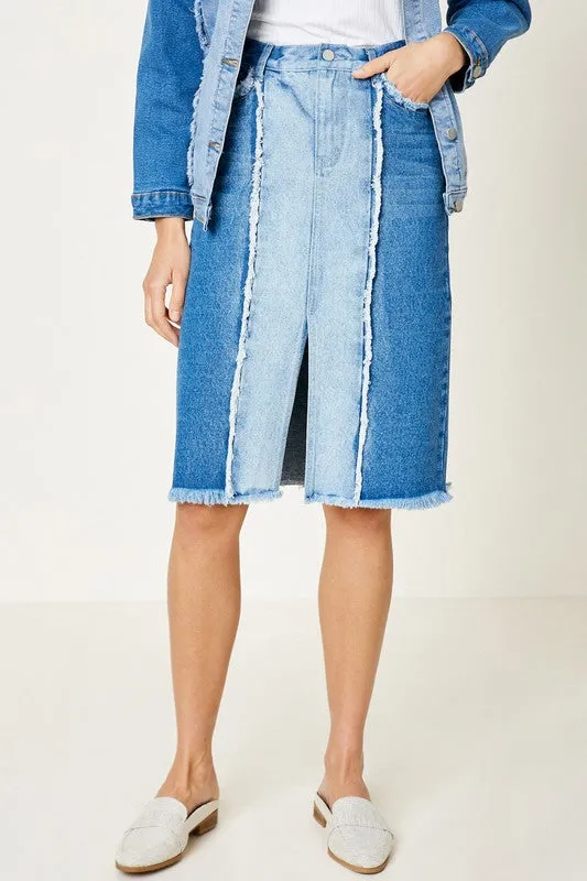THE PARKER DENIM SKIRT