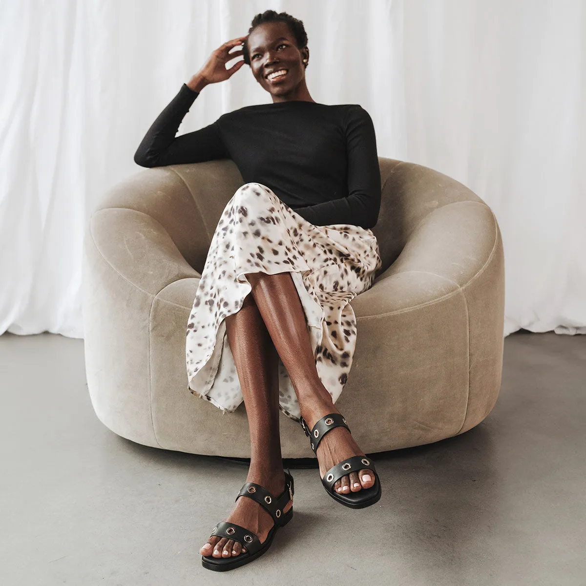The Riviera Sandal Black
