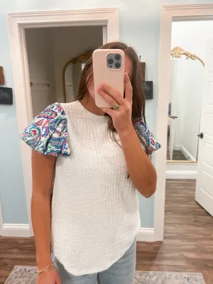Touch Of Paisley Top