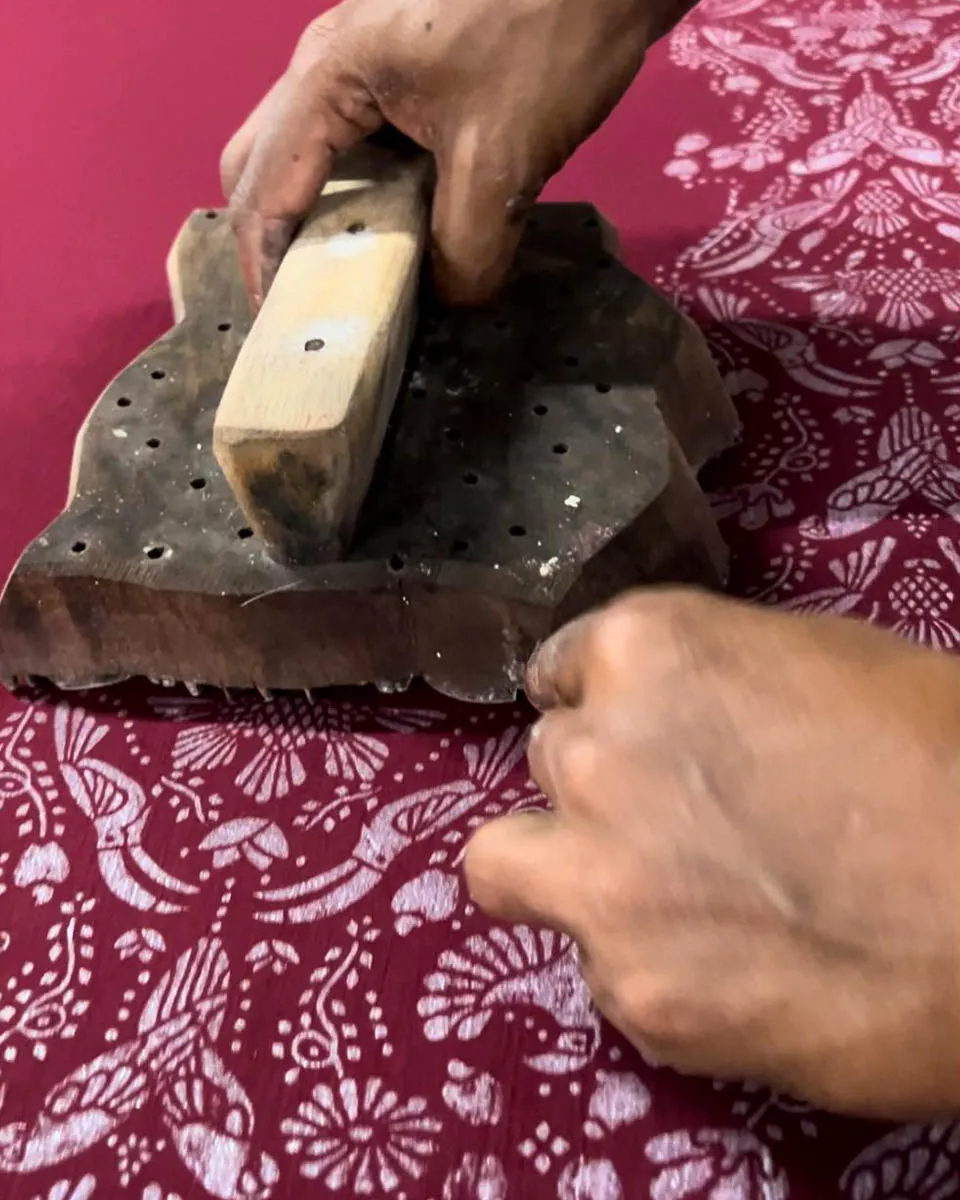 Tracing Wildwood Blockprinted Cotton Top